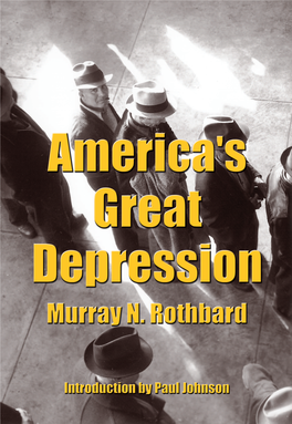 America's Great Depression