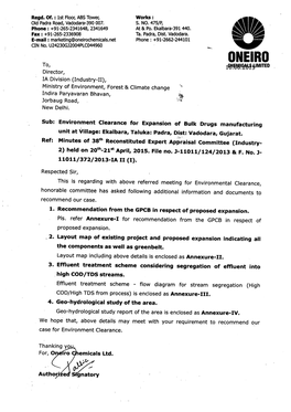 GUJARAT POLLUTION CONTROL BOARD PARYAVARAN BHAVAN Sector-1 0-A, Gandhinagar-382 021