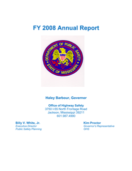 FY 2008 Annual Report