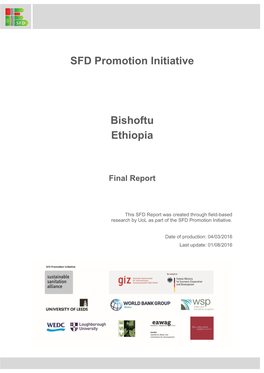 SFD Promotion Initiative Bishoftu Ethiopia Final Report