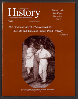 The Financial Angel Who Rescued 3M the Life and Times of Lucius Pond Ordway