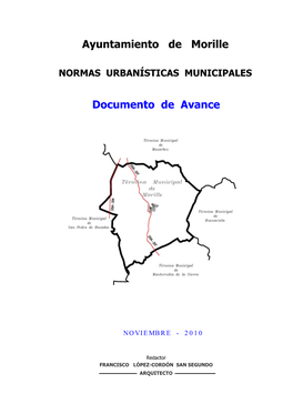 Ayuntamiento De Morille Documento De Avance