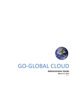 GO-Global for Windows 3.1.1 Requirements