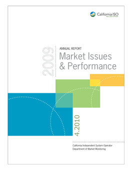 2009 Annual Report on Market Issues and Performance