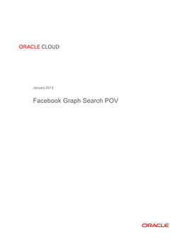 Facebook Graph Search POV