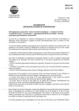 Rnétropole Rouen NORMAN OIE Réf Dossier : 2354 N° Ordre De Passage : 11 N° Annuel : C2018 0011