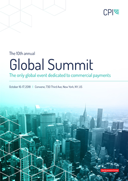 The Only Global Event Dedicated to Commercial Payments