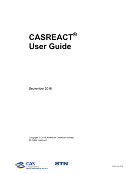 CASREACT User Guide