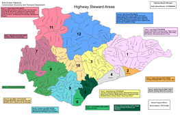 Highway Steward Areas 8 7 11 12 1 2 4 3 5 6 9 10