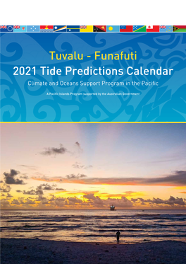 Tuvalu - Funafuti 2021 Tide Predictions Calendar Climate and Oceans Support Program in the Pacific