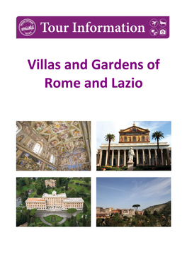 Villas and Gardens of Rome and Lazio