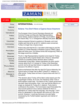 Zaman Daily Newspaper (200405038154)