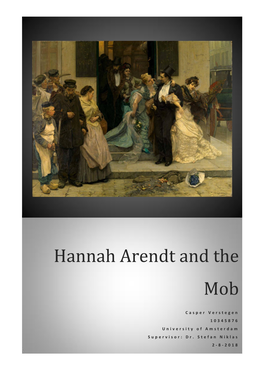 Hannah Arendt and The