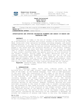 Humanities Sciences Status : Original Study ISSN: 1308 7320 (NWSAHS) Received: March 2018 ID: 2018.13.4.4C0227 Accepted: October 2018