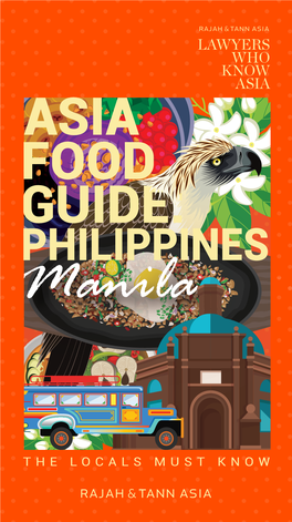 FOOD GUIDE: PHILIPPINES Manila