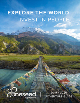 Explore the World Invest in People