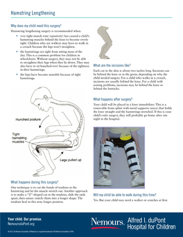 Hamstring Lengthening