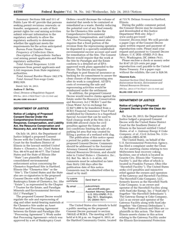 Federal Register/Vol. 78, No. 142/Wednesday, July 24, 2013