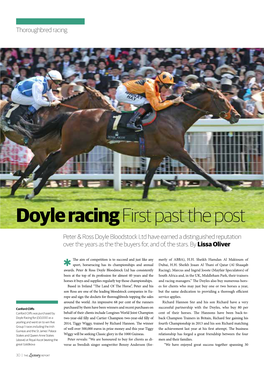 Doyle Racing First Past the Post