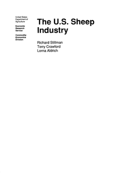 The U.S. Sheep Industry (AGES 9048)