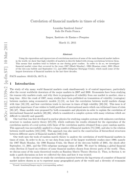 Correlation of Financial Markets in Times of Crisis