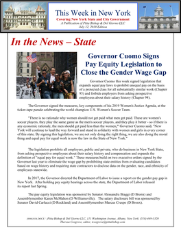 In the News – State