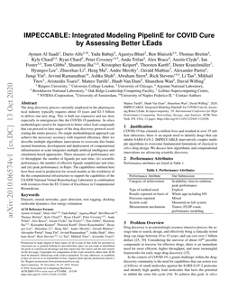 IMPECCABLE: Integrated Modeling Pipeline for COVID Cure by Assessing Better Leads