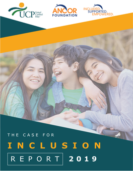 (UCP) Report “The Case for Inclusion 2019”