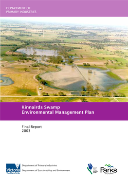 Kinnairds Swamp Environmental Management Plan