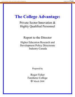 The College Advantage