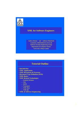 XML Documents & Processor ¥ Document Type Definition (DTD) ¥ XML Basics ¥ XML Related Technologies