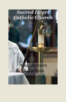 Altar Servers Guidelines