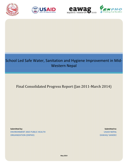 School Led Safe Water, Sanitation and Hygiene Improvement in Mid- Western Nepal