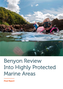 Benyon Review Into Highly Protected Marine Areas