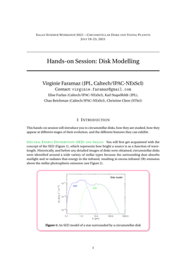 Hands-On Session: Disk Modelling