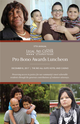 Pro Bono Awards Luncheon