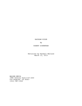 Hacksaw Ridge Script (PDF)