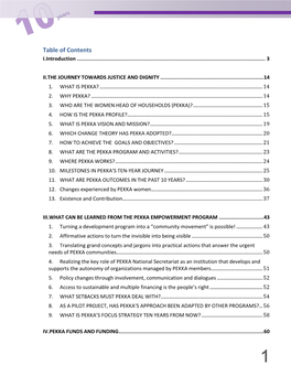 Table of Contents I.Introduction