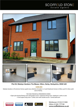 Plot 29, Wakelyn Gardens the Mease, Hilton, Derby, Derbyshire