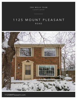 1125 Mount Pleasant Road