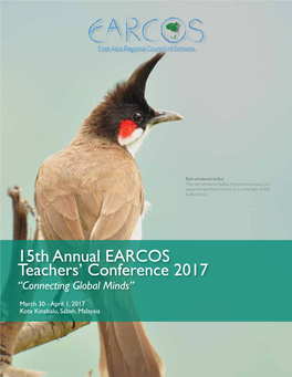 15Th Annual EARCOS Teachers' Conference 2017