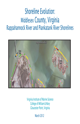 Shoreline Evolution: Middlesex County, Virginia Appendix A