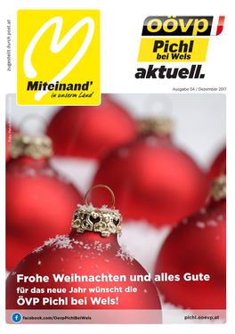 Aktuell. Ausgabe 04 /Dezember 04 2017Ausgabe Pichl.Ooevp.At