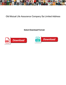 Old Mutual Life Assurance Company Sa Limited Address