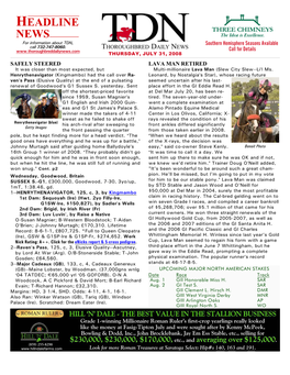 HEADLINE NEWS • 7/31/08 • PAGE 2 of 10