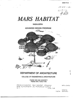 Mars Habitat Nasnus Ra