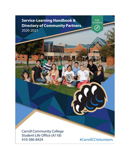 Service Learning Handbook & Directory of Community Partners