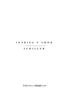 Intriga Y Amor