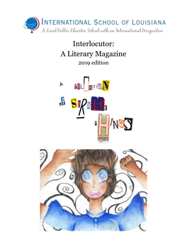 Interlocutor: a Literary Magazine 2019 Edition