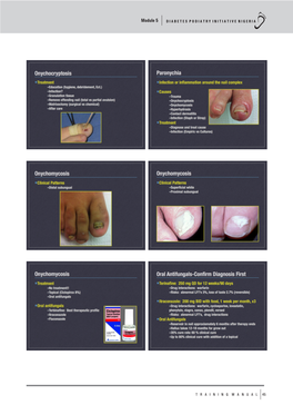 Podiatry Diabetes Workshop